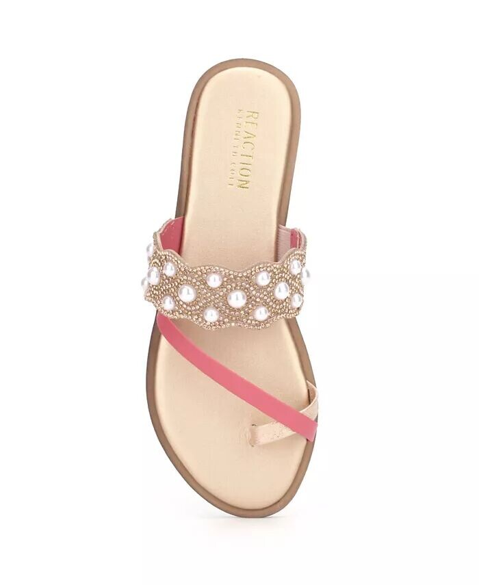 Женские весенние сандалии X Band Scallop Flat Kenneth Cole Reaction, белый — фото 4