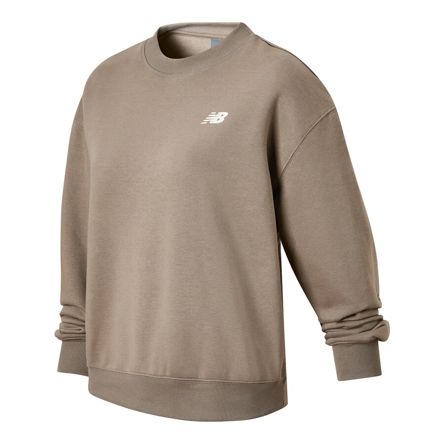 

Толстовка new balance Athletics Club Crew, цвет Brown/Light brown