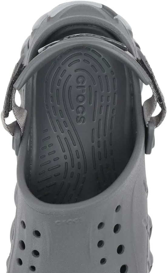 Кроксы унисекс взрослые Echo Gum Ro Crocs, серый/мультиколор — фото 2