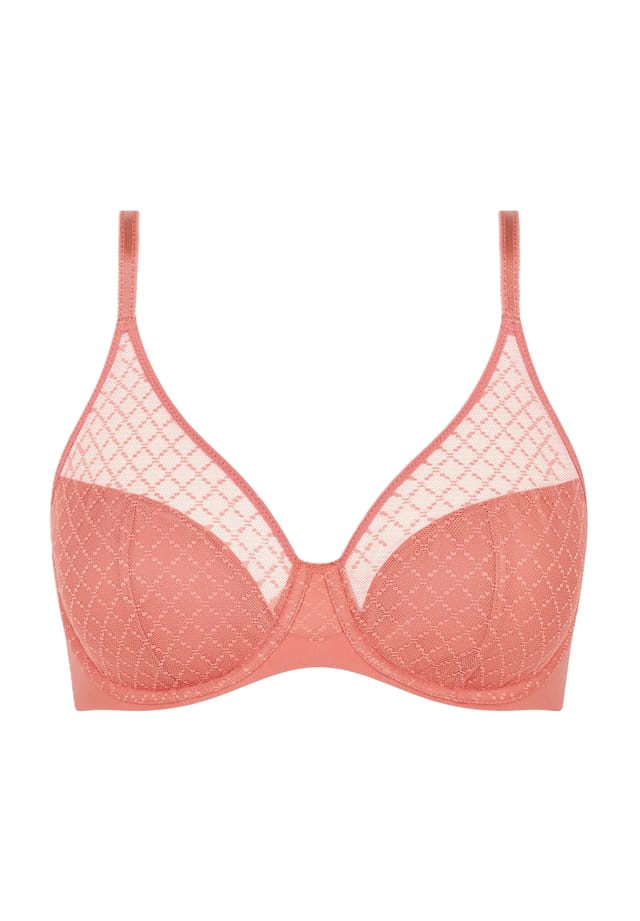 

Бюстгальтер Norah chic на косточках с узкими бретелями Chantelle, цвет 038 rose canyon