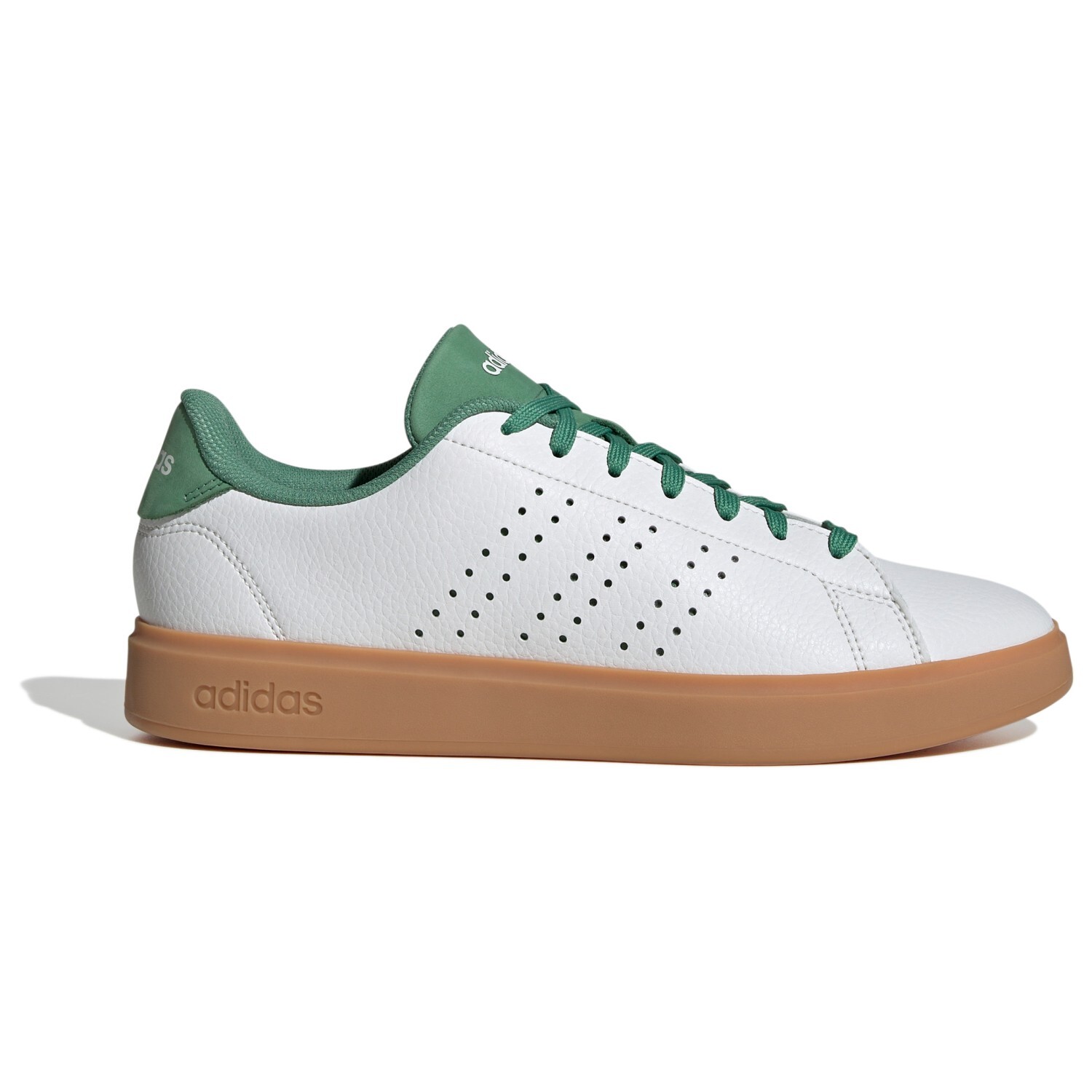

Кроссовки Adidas Advantage 2.0, цвет Core White/Preloved Green/Preloved Green