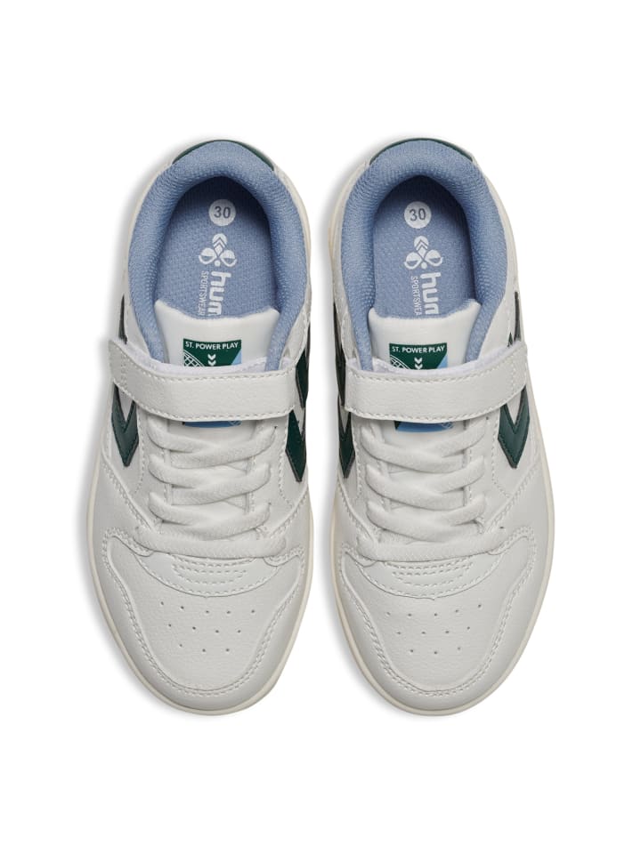 Hummel Кроссовки Elastische Schnürsenkel Sneaker St Power Lebensstil Kinder in WHITE/GREEN — фото 3