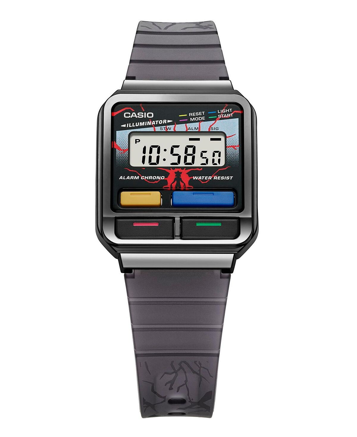 

Унисекс цифровые часы из черной смолы 36,3 мм, A120WEST-1A G-Shock