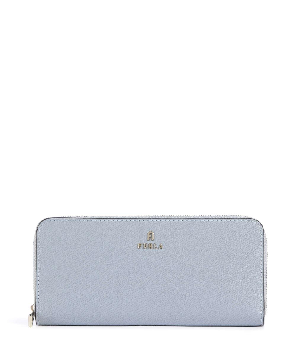 

Кошелек Camelia XL из зернистой кожи Furla, голубой