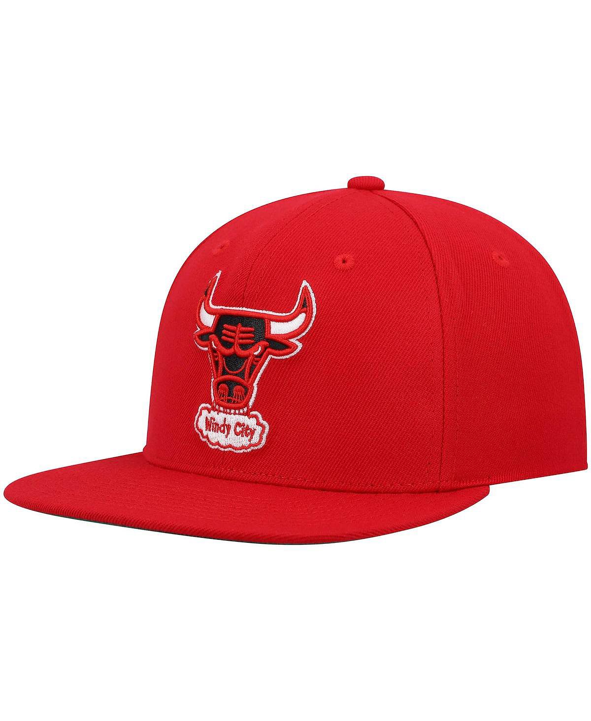 

Мужская кепка Red Chicago Bulls Hardwood Classics Team Ground 2.0 Snapback Mitchell & Ness