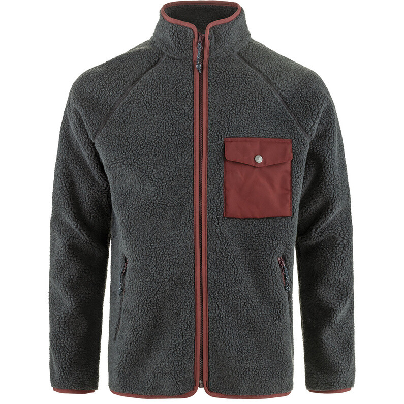 

Мужская флисовая куртка Vardag с ворсом Fjallraven, серый