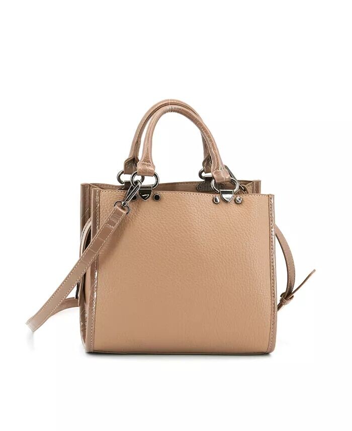 

Сумка-тоут Hudson Satchel Small LIKE DREAMS, коричневый/бежевый