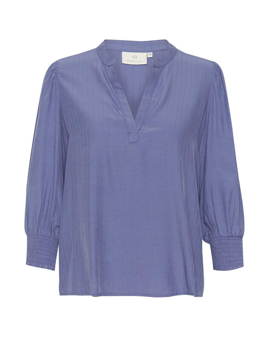

Блузка с коротким рукавом Kaffe Blouse vera, светло-синий