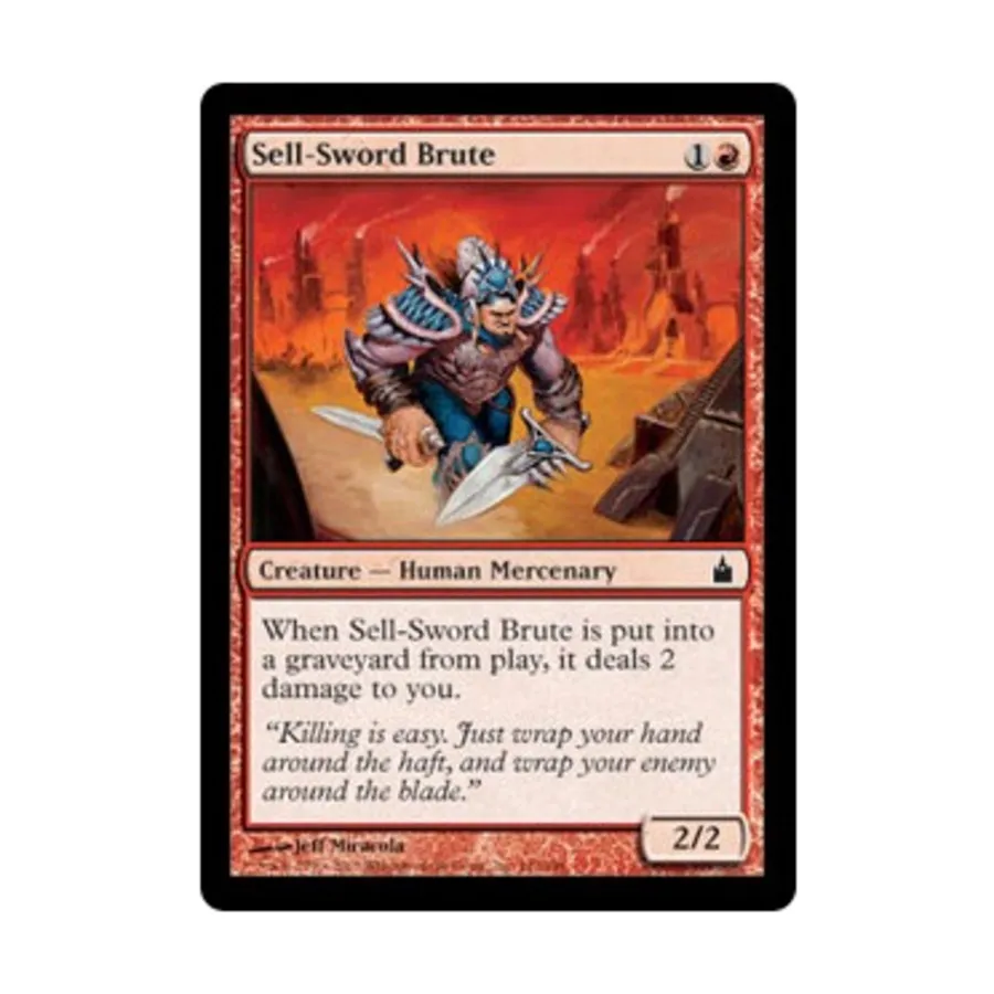 

CCG Продающий меч зверь (С), MTG - Ravnica