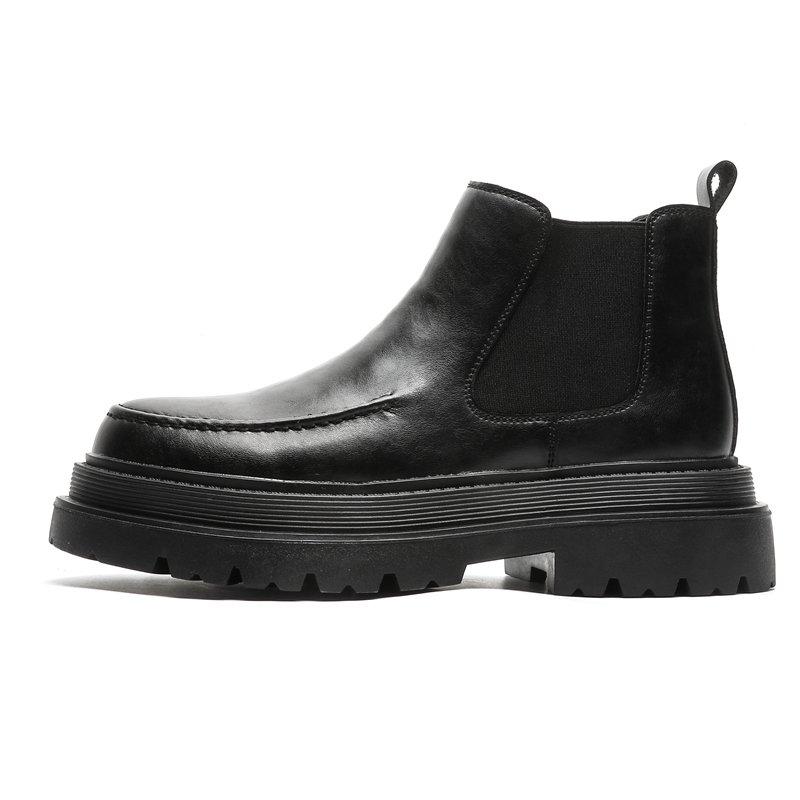 

Короткие мужские ботинки челси WEISHIBANGWEI, Black