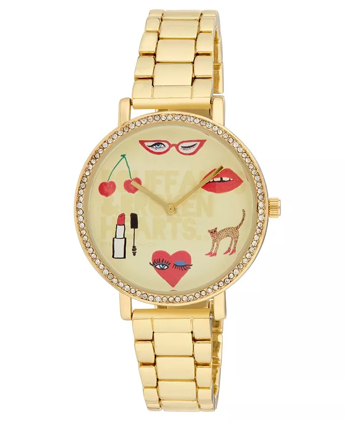 

Женские часы Quartz Bouffants and Broken Hearts с позолоченным корпусом, 38 мм Kendra Dandy