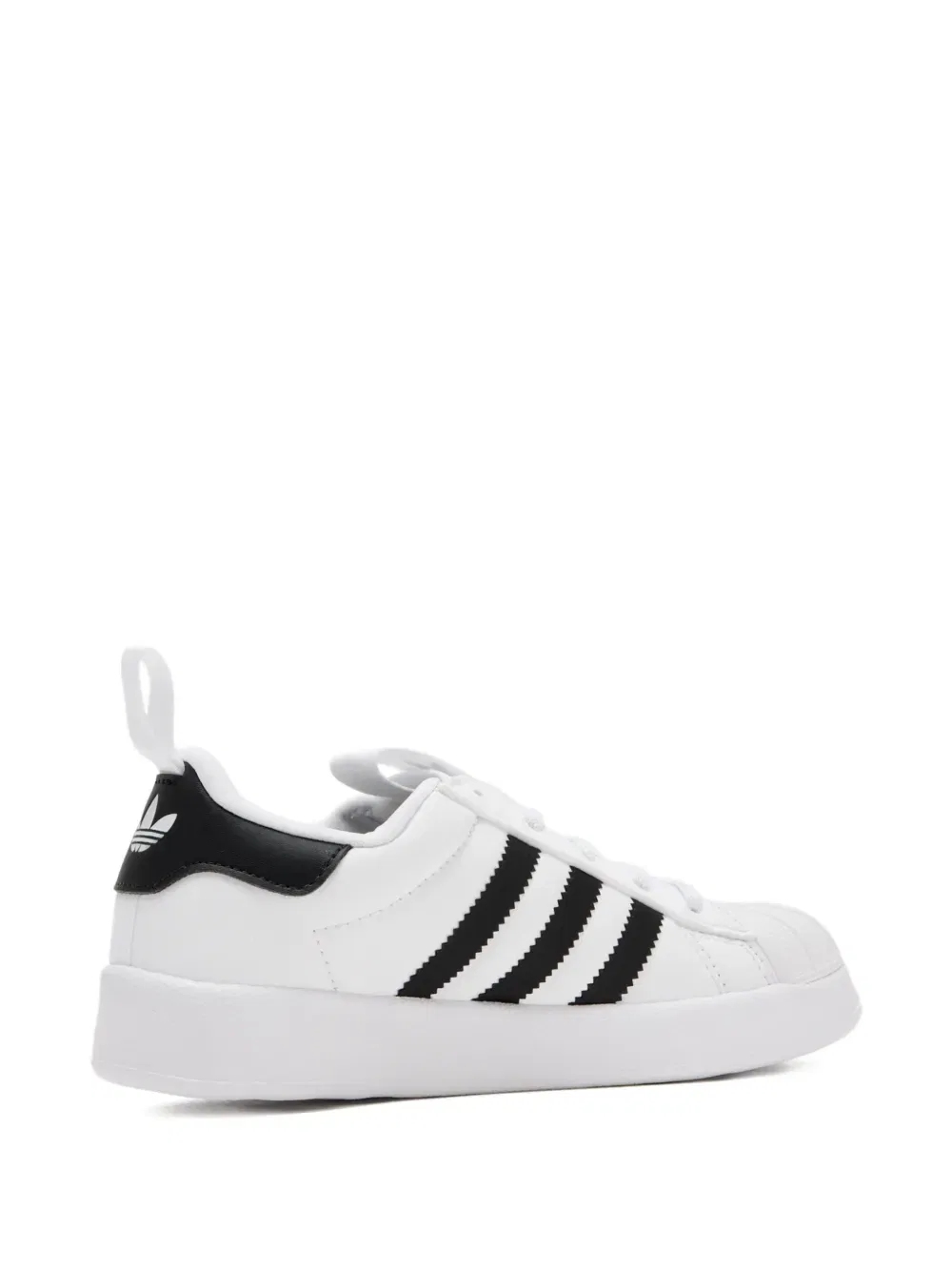 Кроссовки Adifom Superstar 360 в полоску на шнуровке Adidas Kids, белый — фото 3