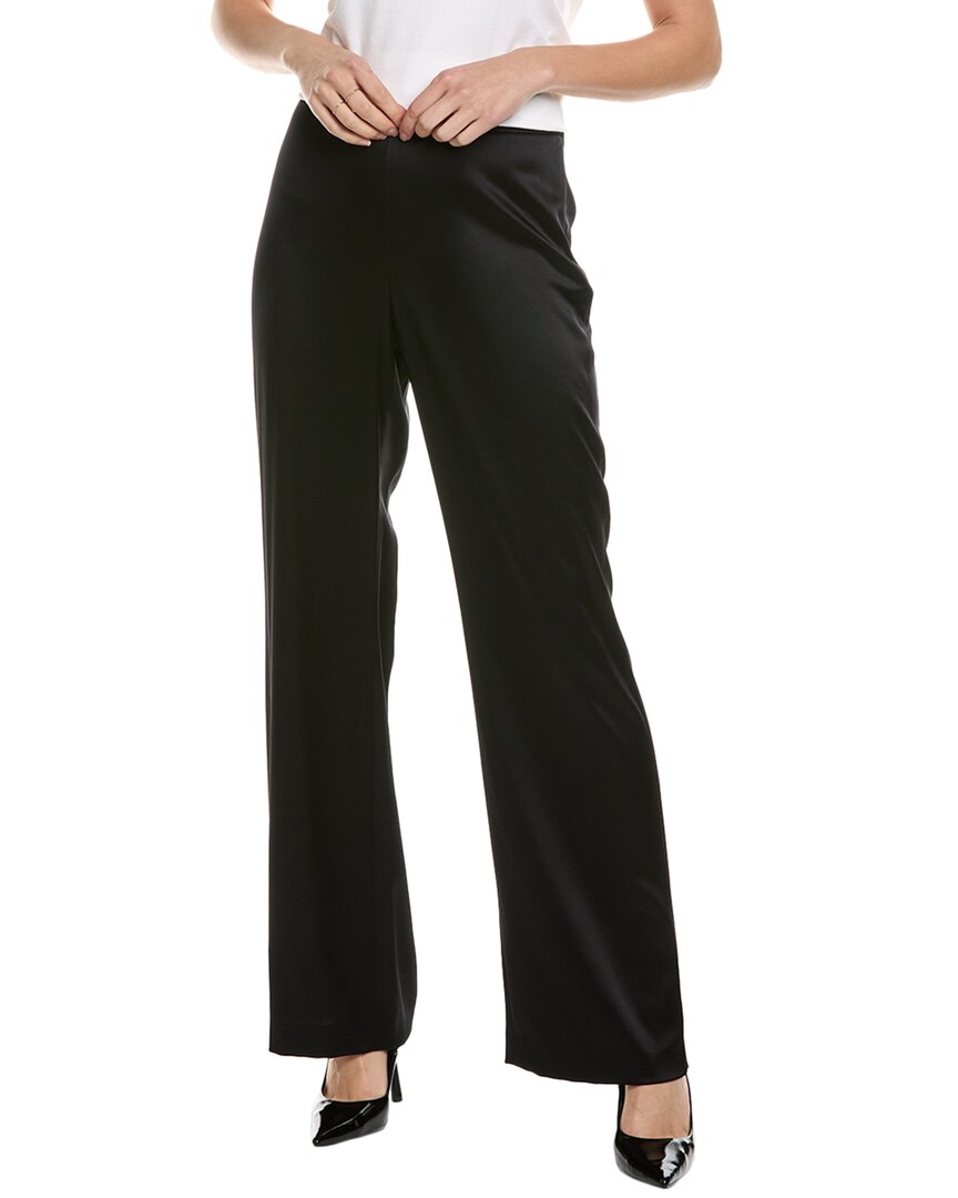 

Lafayette 148 New York Брюки расклешенные с боковой молнией Gates, черный