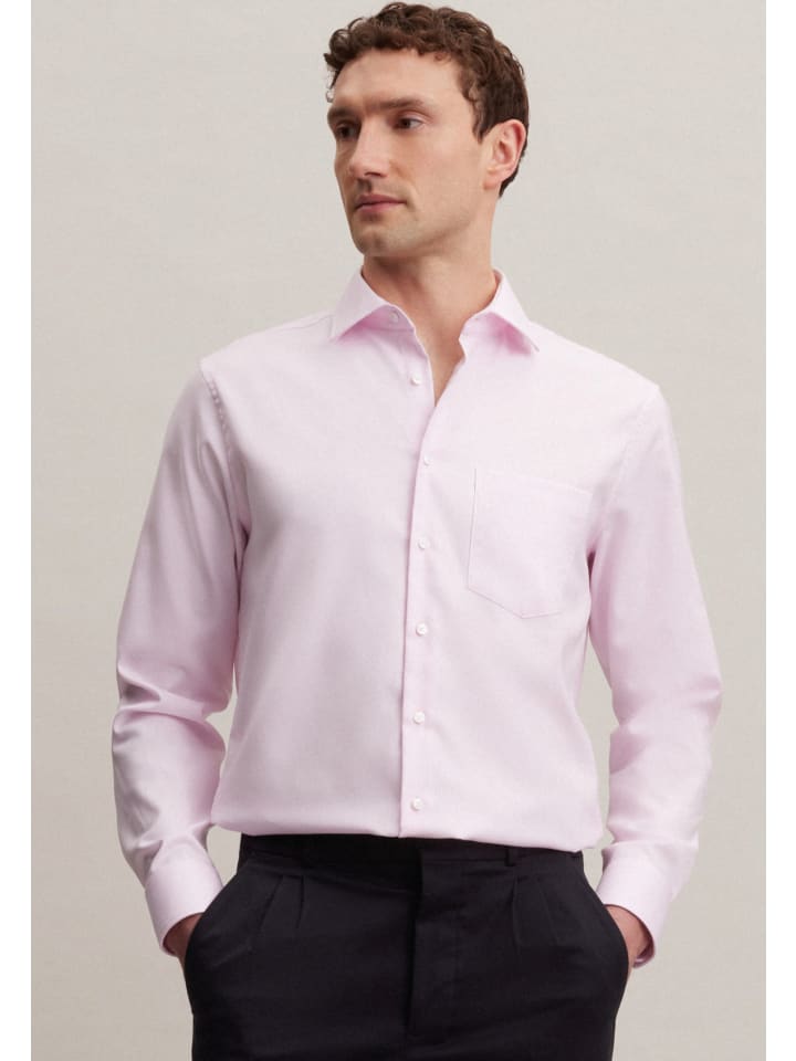 

Seidensticker Деловая рубашка, стандартный размер, розового цвета