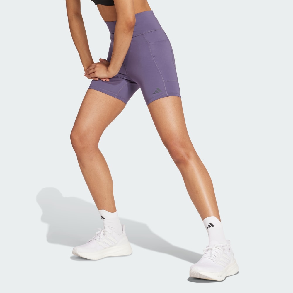 

Спортивные шорты-леггинсы Adidas Own the Run Short Leggings, цвет Preloved Violet