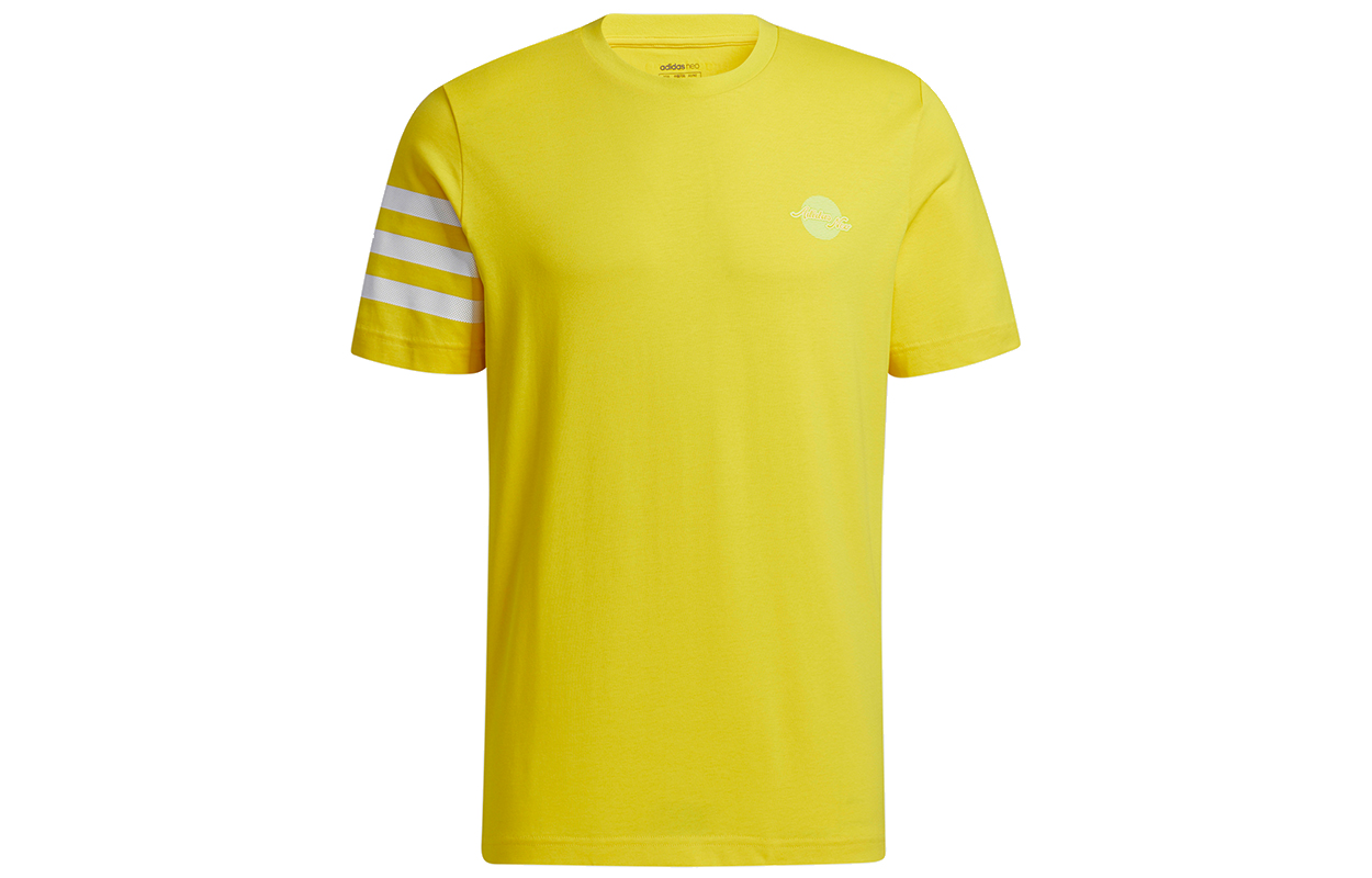 

Футболка мужская желтая Adidas Neo