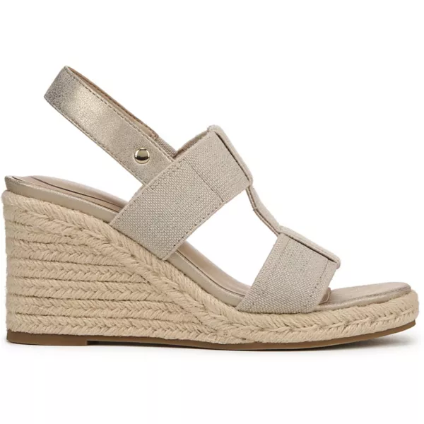 Женские эспадрильи на клиньях Tallulah Lifestride, цвет gold faux leather — фото 3