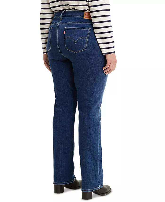 Модные джинсы прямого кроя больших размеров Levi's, синий — фото 2