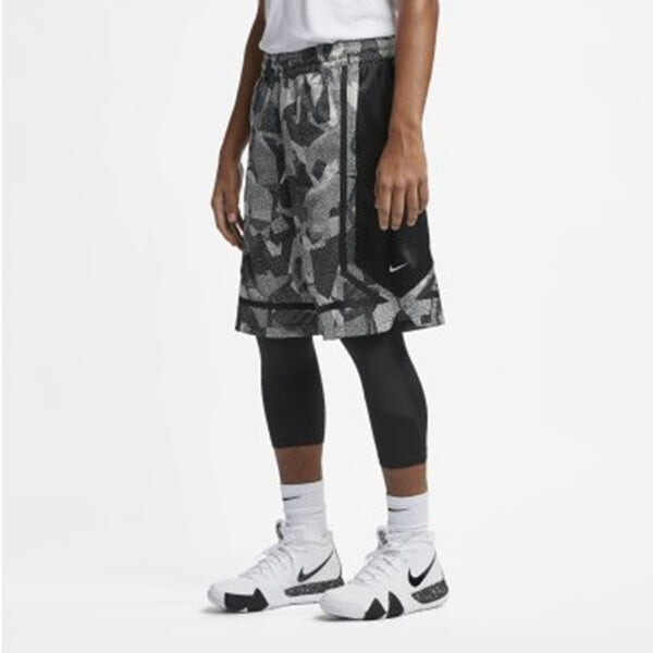 Спортивные шорты Nike Basketball Kyrie Dry Elite Shorts For Men Camo/Gray, серый — фото 3
