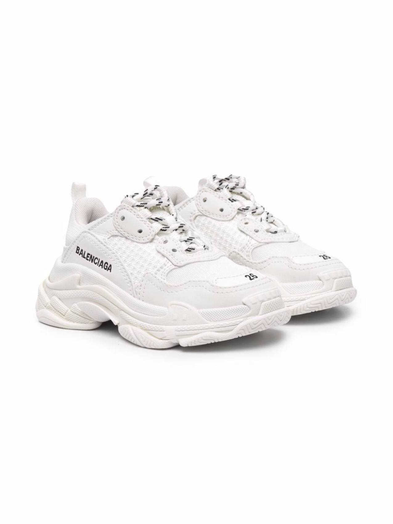 

Balenciaga Kids кроссовки Triple S, белый