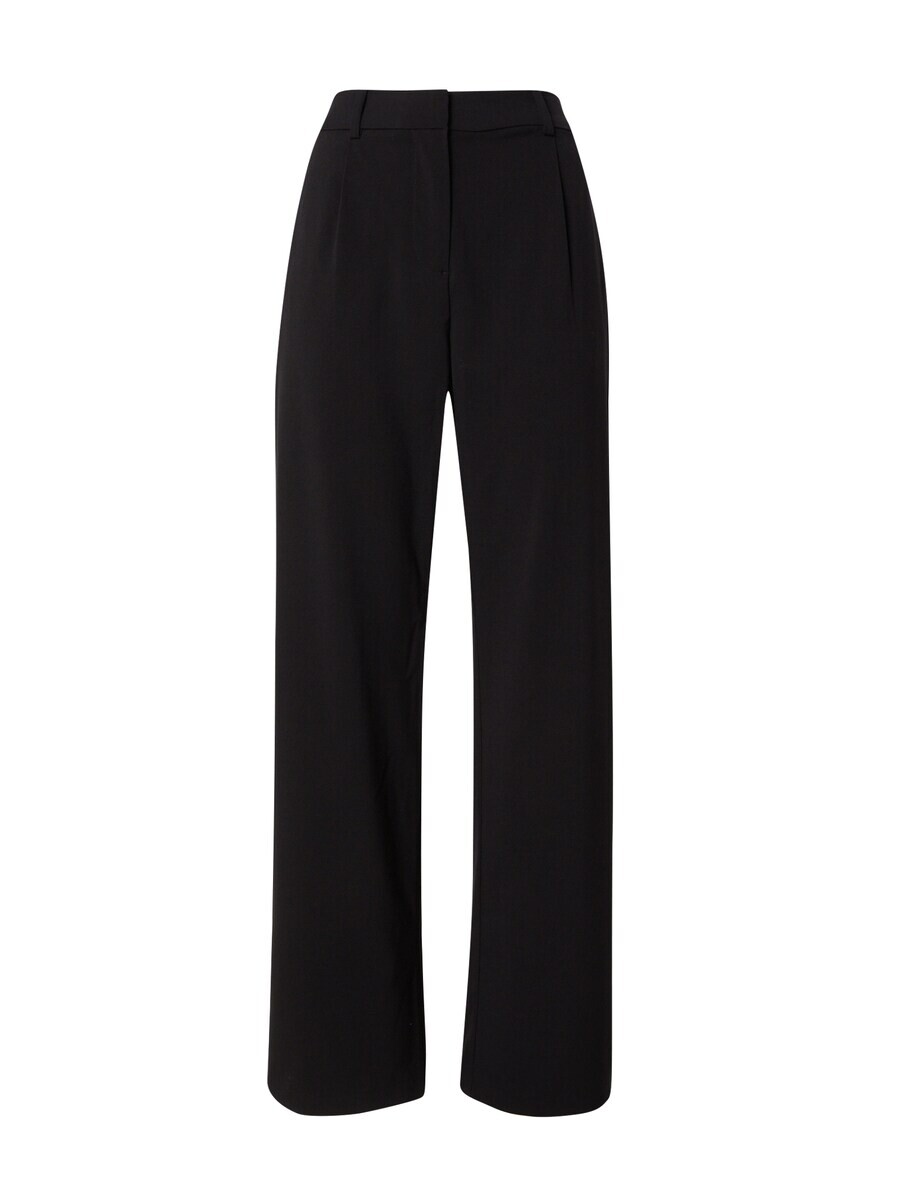 

Брюки со складками спереди WEEKDAY Loose fit Pleat-Front Pants, черный