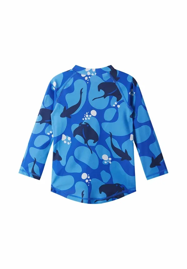 Футболка с защитой от УФ Reima Tuvalu Rash Vest, блестящий синий — фото 2