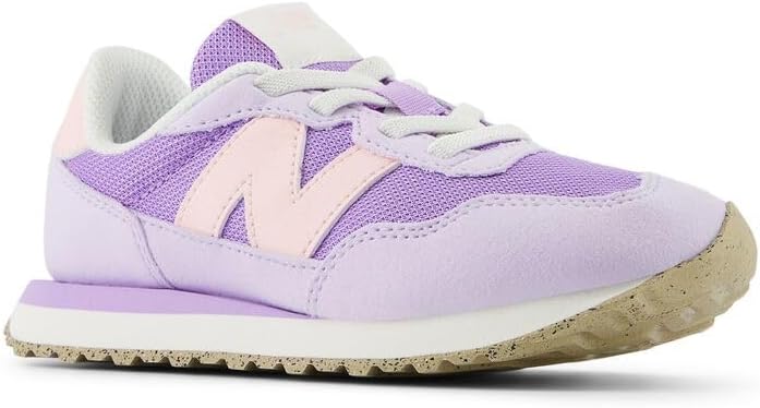 Детские кроссовки New Balance 237 V1 Bungee, розовый/сиреневый — фото 4