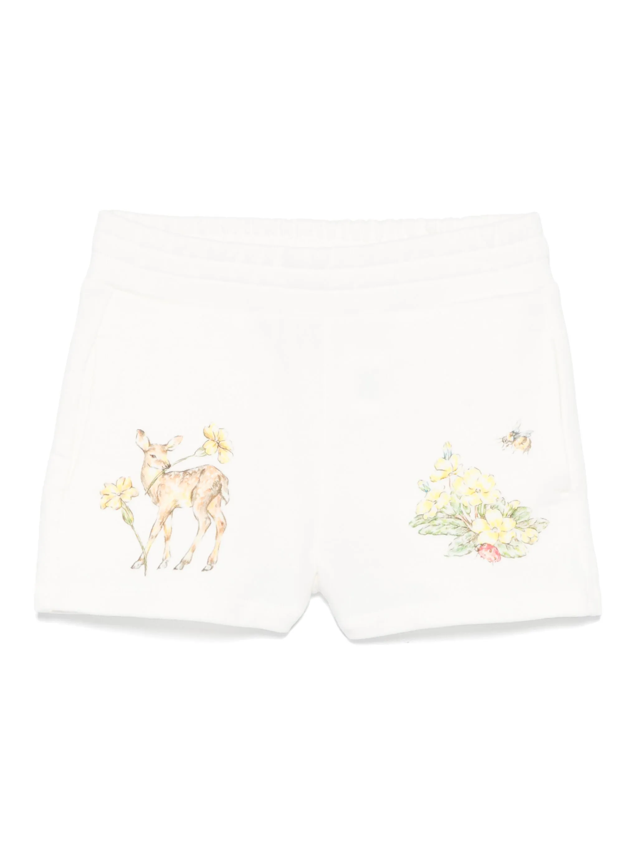 

Хлопковые шорты Stella Mccartney Kids, белый