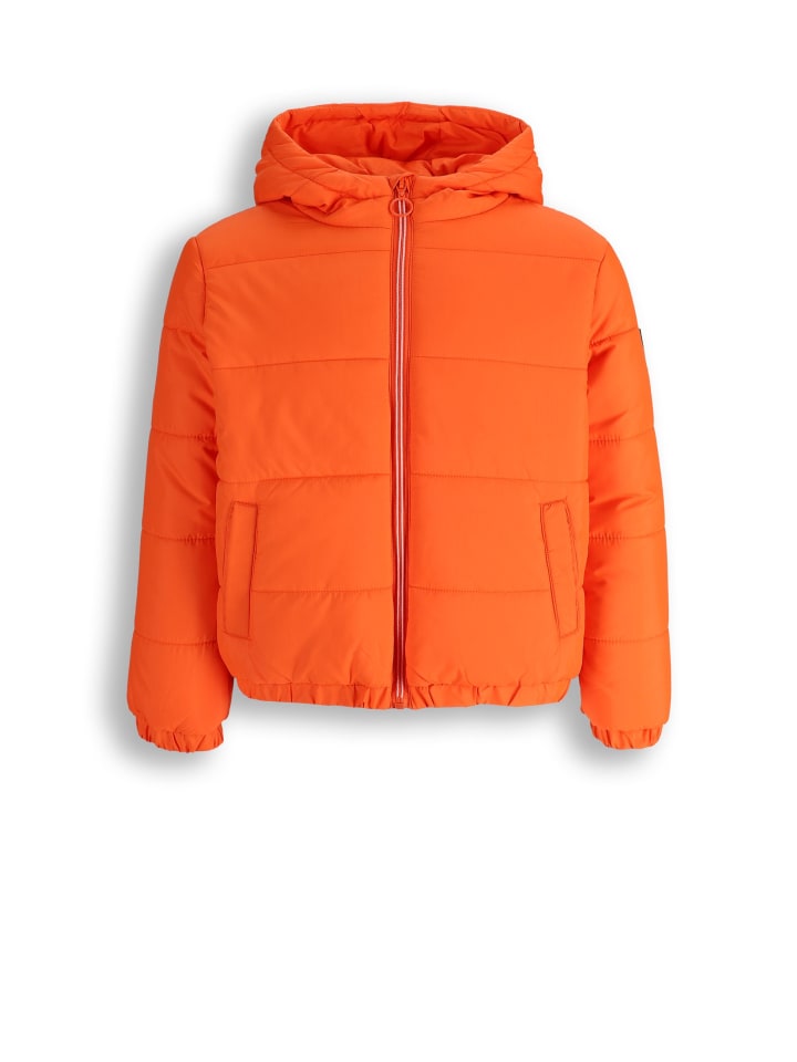 

MOKIDA Стеганая куртка переходного периода оранжевого цвета
