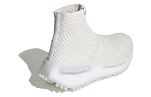 Кроссовки оригиналы nmd_s1 носок Adidas, белый — фото 4
