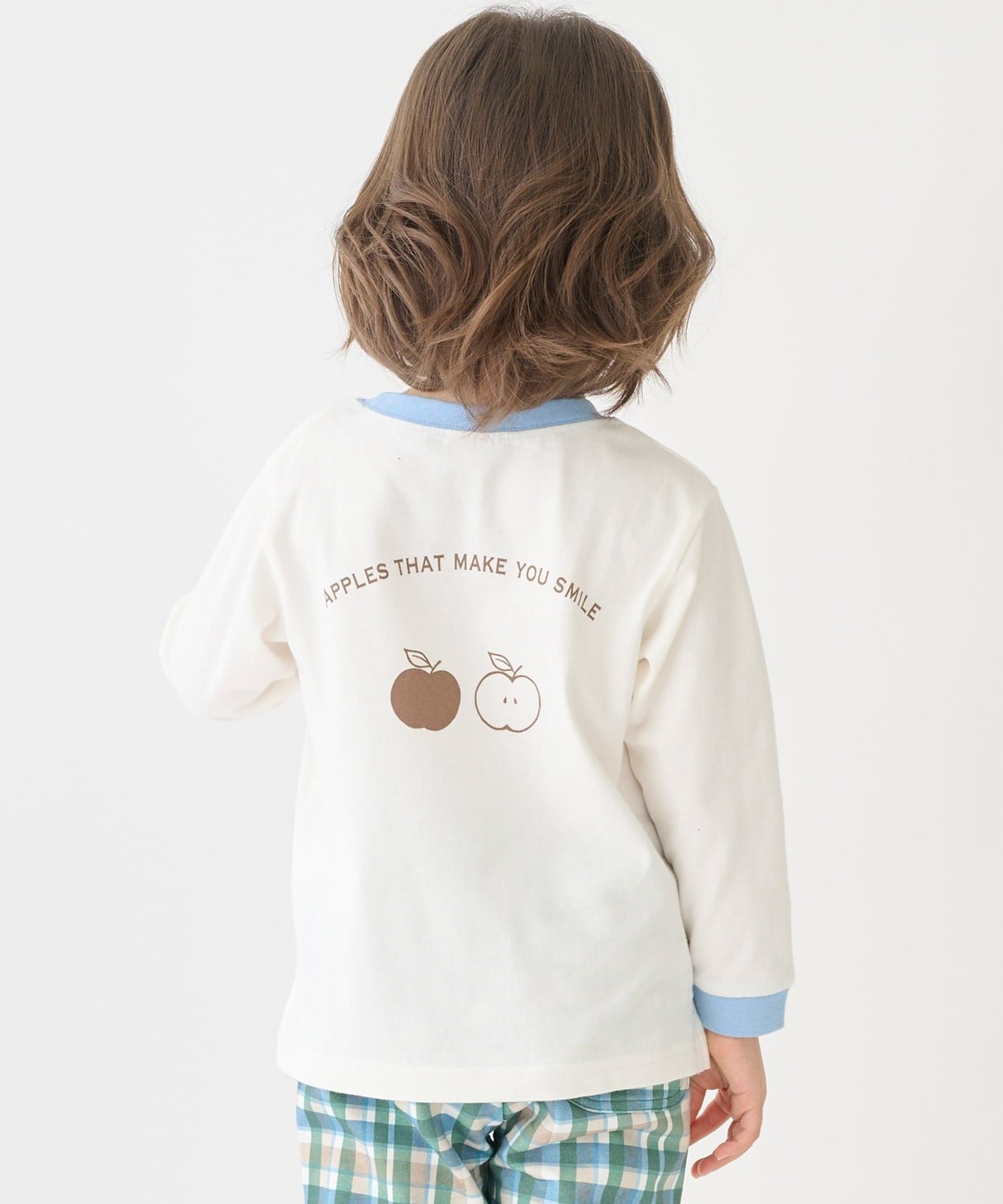 Детская футболка с длинным рукавом Petit main, Off white