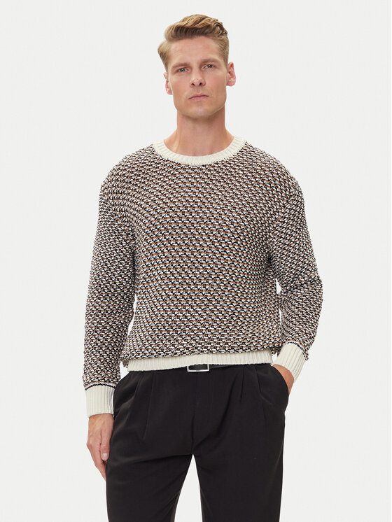 

Свитер relaxed fit C-Imauro 50543159 Boss, бежевый