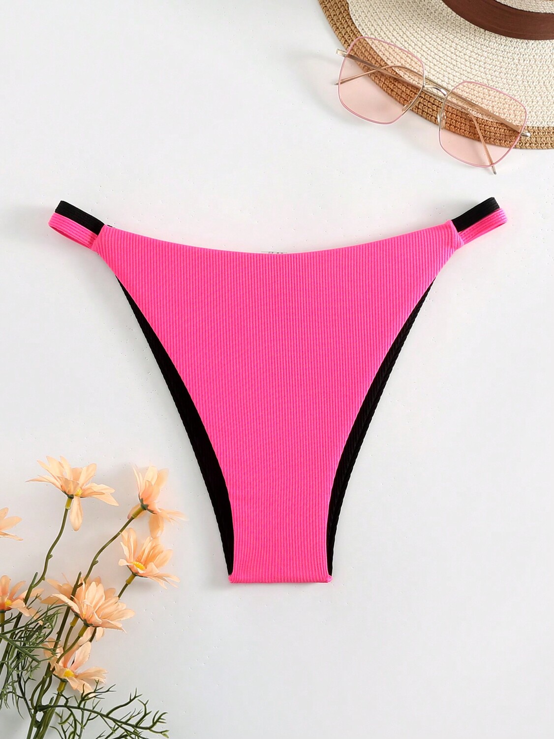 

Женский купальник SHEIN Swim с цветными блоками, многоцветный