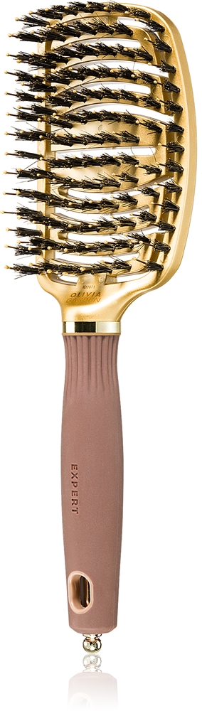 

Расческа для волос Nanothermic Ceramic + Ion Flex Collection с нейлоном и щетиной кабана Olivia Garden, 1 шт