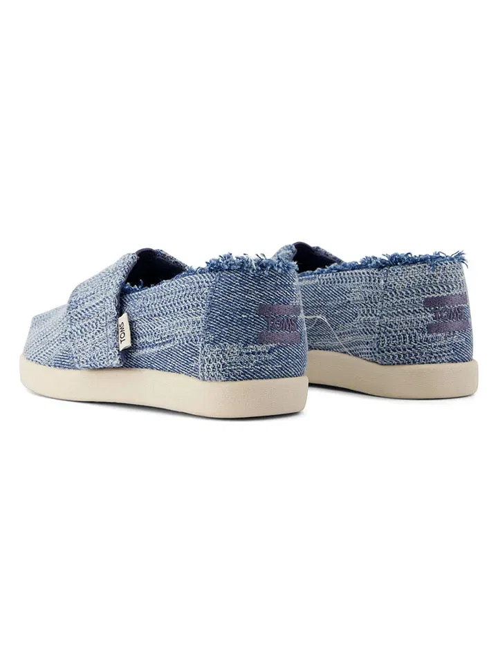 Slipper с узором, TOMS, темно-синий — фото 3
