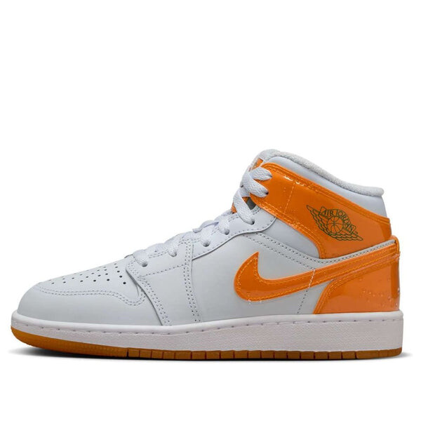 

Кроссовки 1 mid se 'gatorade pack orange' Air Jordan, серый