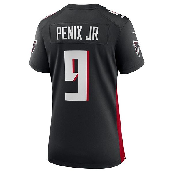Женская черная игровая майка Michael Penix Jr Atlanta Falcons Nike — фото 4