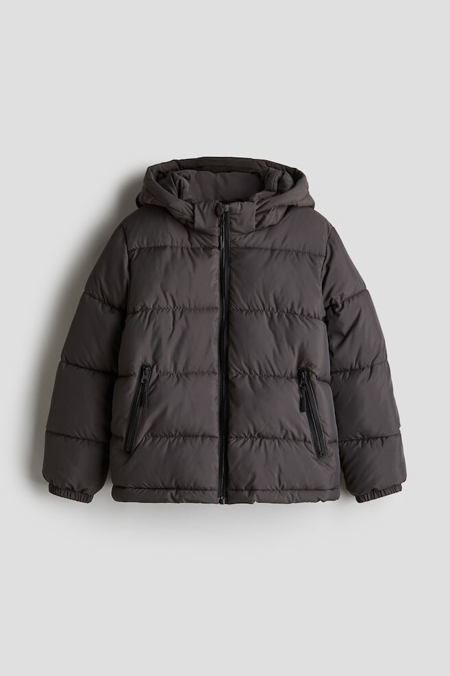 

Пуховик H&M, серый