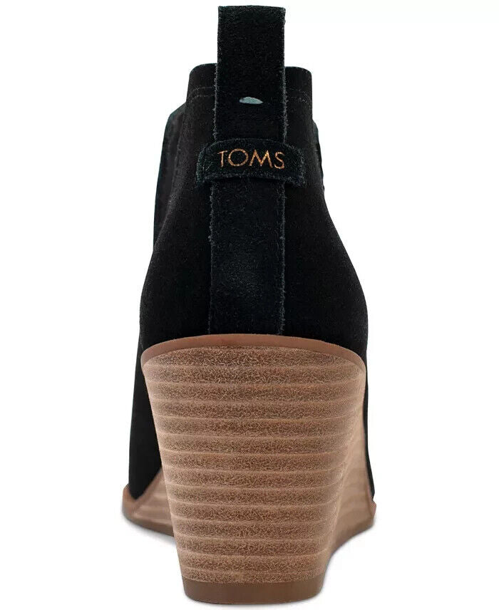 Ботинки Toms Kallie Женские US 7 Черные На платформе С круглым носком — фото 4