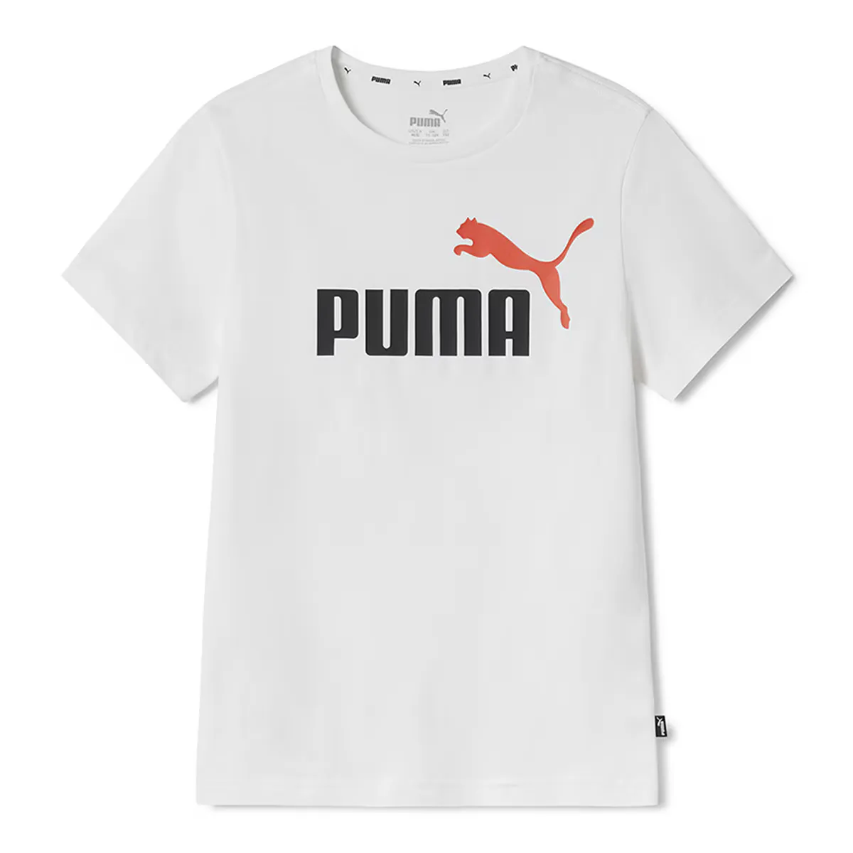 

Ess+ 2 Col Logo Tee B Puma Детская футболка, белый