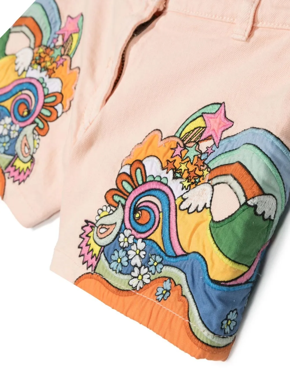 Шорты с принтом Love To Dream Stella McCartney Kids, розовый — фото 3