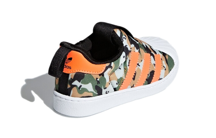 Слипоны Adidas Originals Superstar Series Toddler Shoes Baby, камуфляж — фото 4