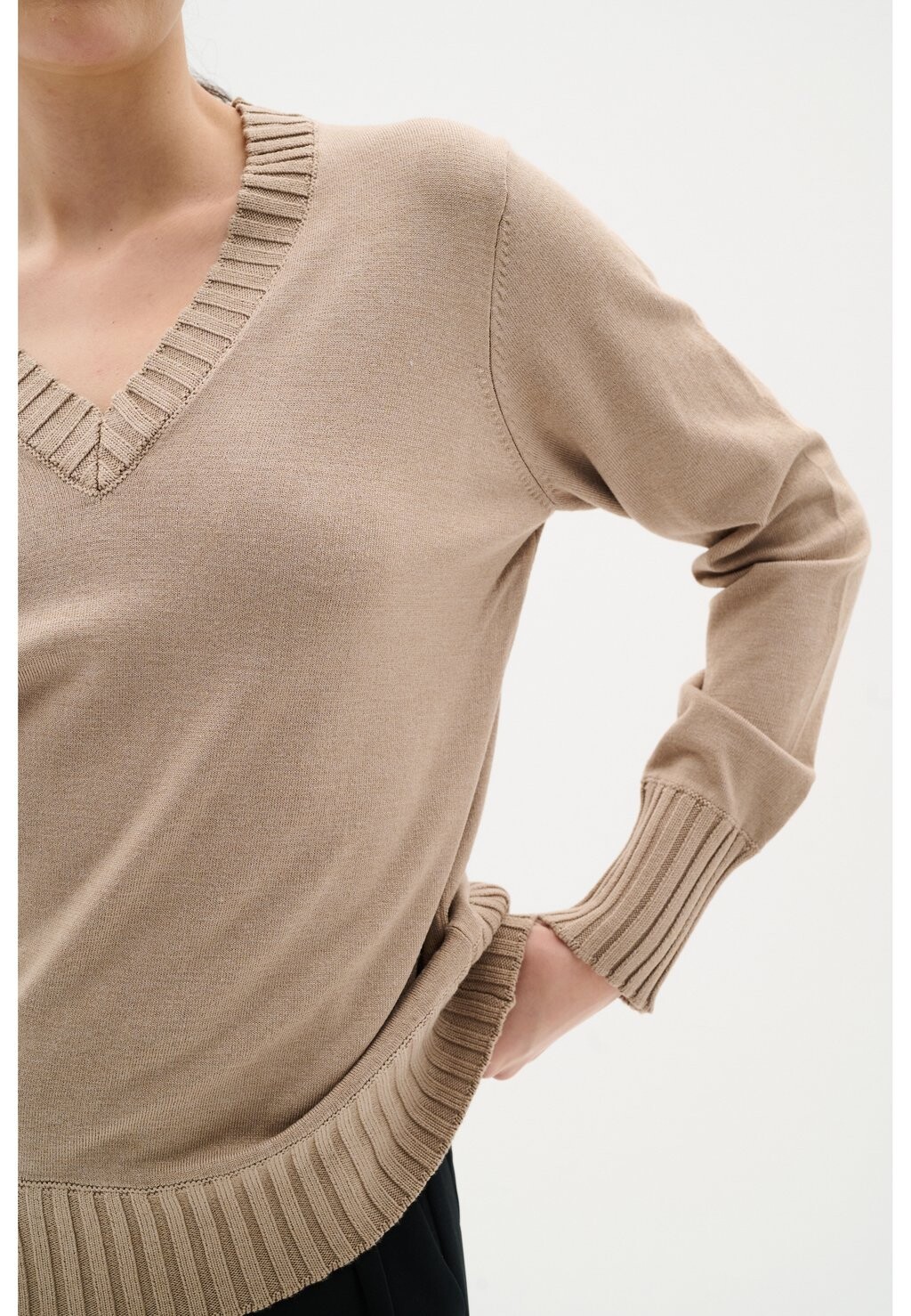

Джемпер ZAULO VNECK InWear, бежевый