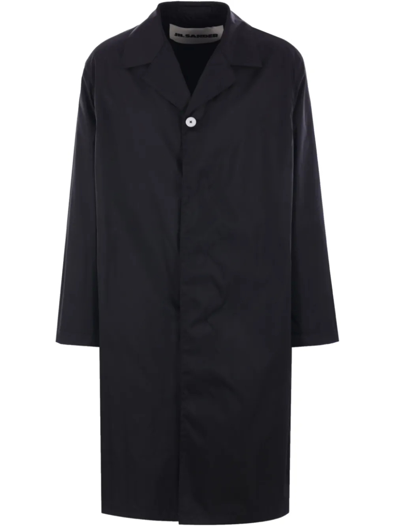 

Однобортное пальто Jil Sander, черный