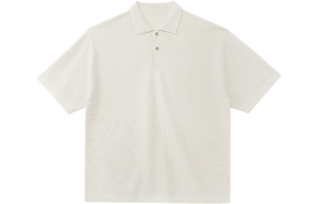 

Мужские рубашки поло с воротником-поло, умеренно прямой крой Nans Studio, белый/milk белый