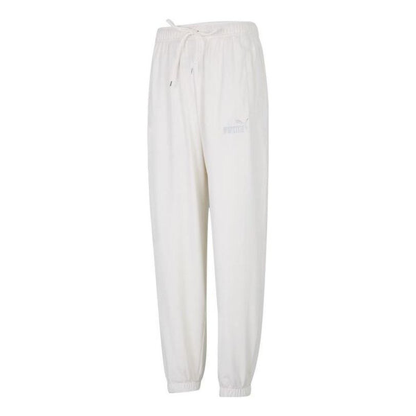 

Брюки casual track pants 'white' Puma, белый