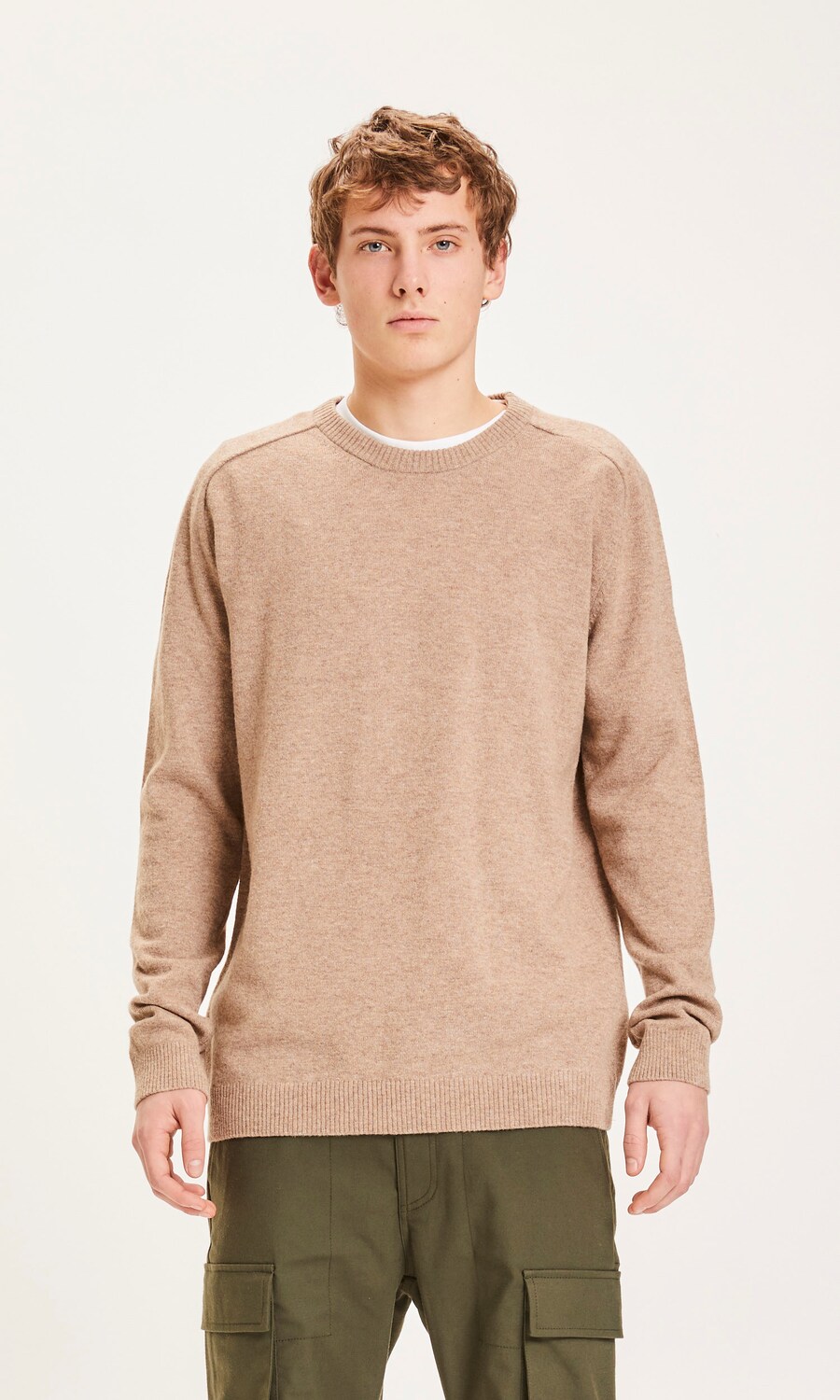 

Свитер KnowledgeCotton Apparel Field, светло-коричневый