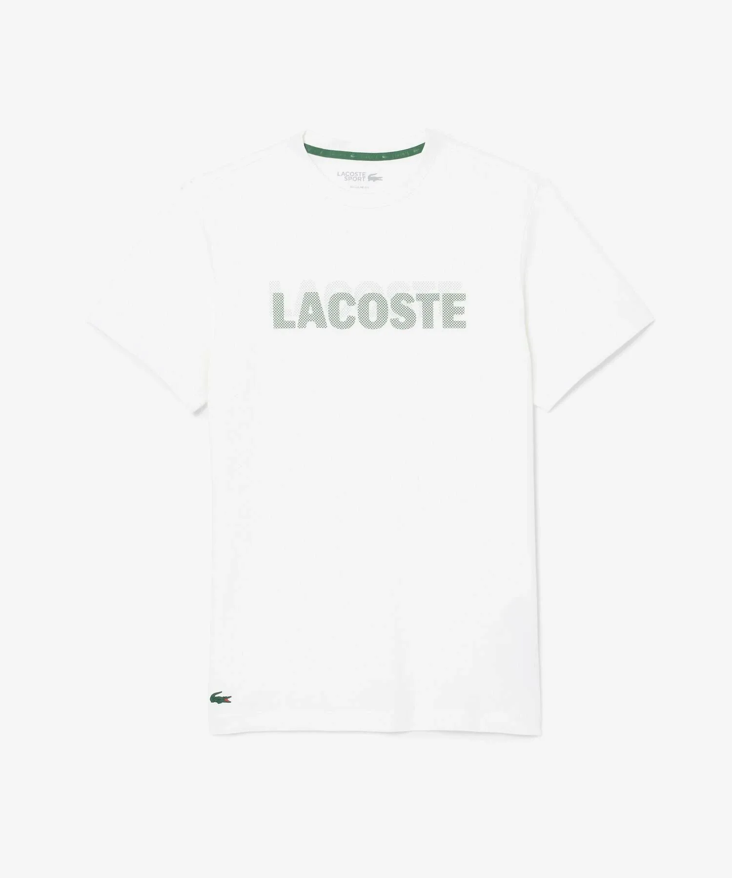 Футболка с логотипом бренда, изготовленная из сверхсухой ткани LACOSTE, White — фото 3