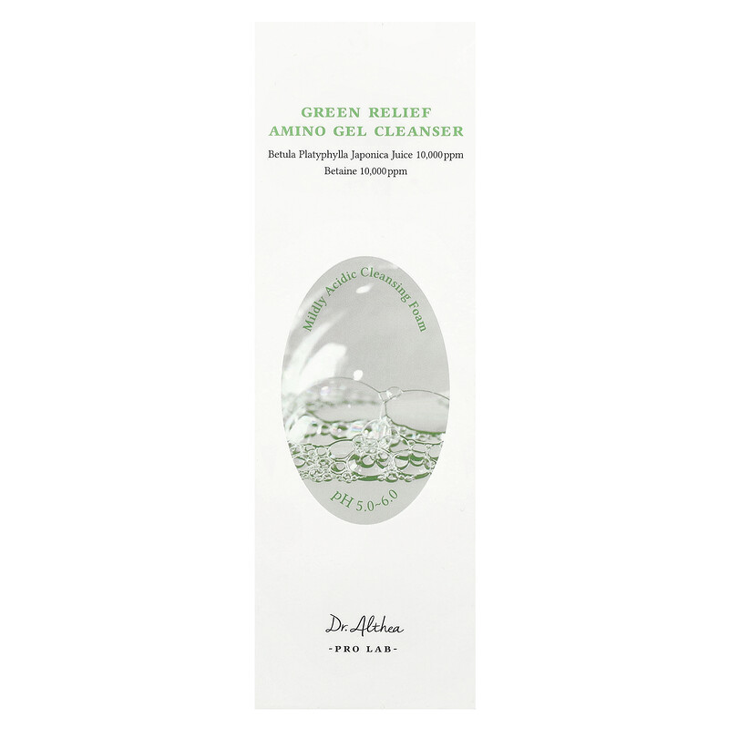 Гель для умывания Dr. Althea — Green Relief, очищающее гель с аминокислотами, 100 мл — фото 2