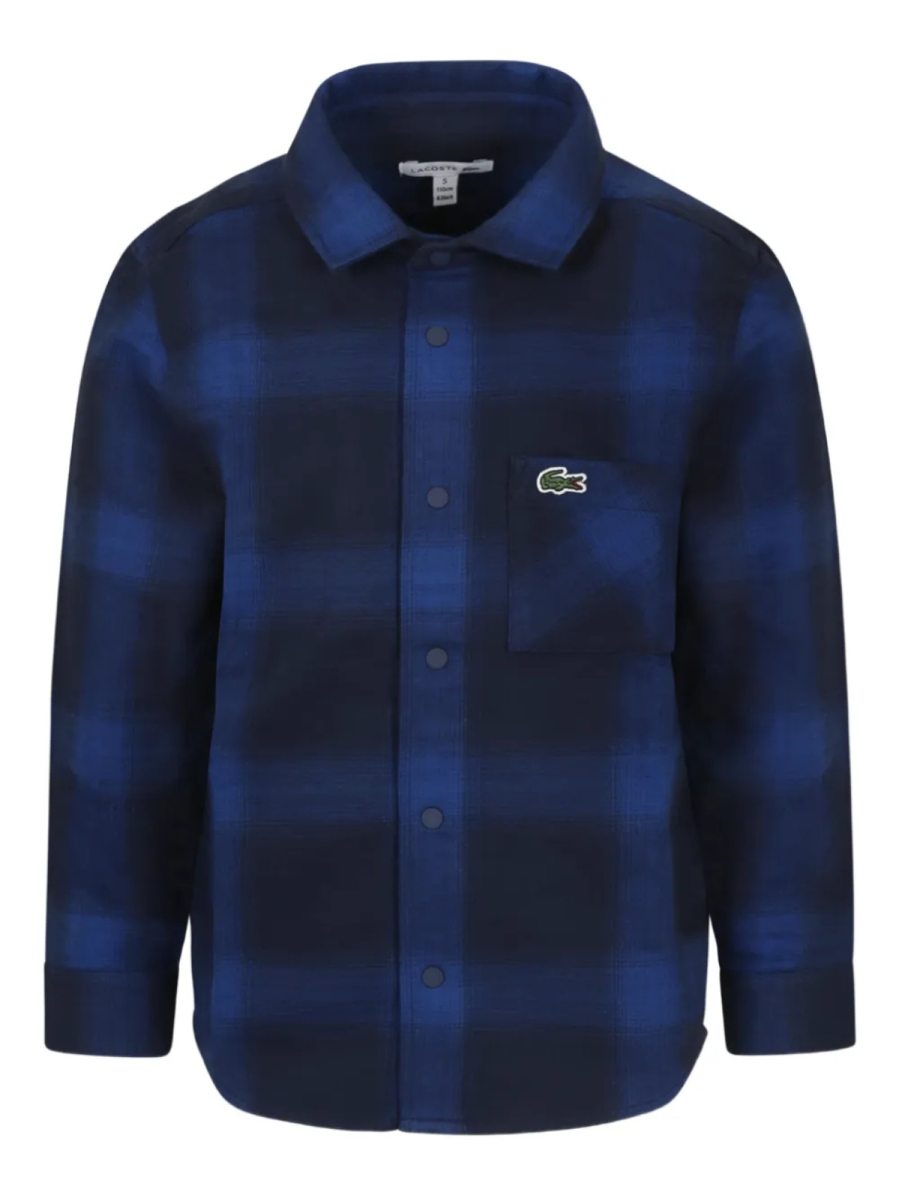

Lacoste Kids рубашка в клетку, синий